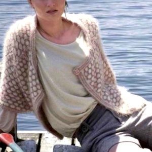 Anthropologie Moth Empyreal Cardigan Sweater in Gray sz L